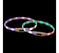 Collare LED per Animali Domestici Trixie Multicolore Silicone Plastica