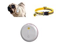 Collare Localizzatore Per Cani Senza Abbonamento, tag intelligente con copertura migliorata, funziona senza interruzioni con l'app Trova il mio, nessuna tariffa mensile, non GPS, Solo iOS