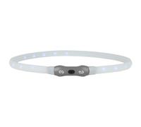 Collare luminoso per cane Mountain Paws Rechargeable Dog Collar Light Colore: bianco