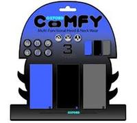 COLLARE MULTIFUNZIONALE ANTIVENTO COMFY 3 PEZZI PER CONFEZIONE COLORE BLU/NERO/G