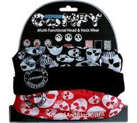 COLLARE MULTIFUNZIONALE ANTIVENTO COMFY 3 PEZZI PER CONFEZIONE COLORE SKULS (TES