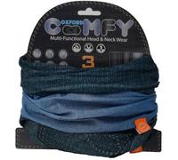 COLLARE MULTIFUNZIONALE ANTIVENTO COMODO 3 PEZZI PER CONFEZIONE COLORE JEANS