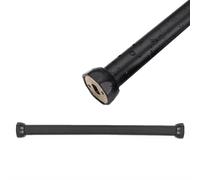 Collare per albero a doppia fessura, Asta Armadio Multicolor 50-170cm(Black,120cm/3.9ft)