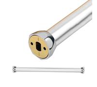 Collare per albero a doppia fessura, Asta Armadio Multicolor 50-170cm(Silver,100cm/3.3)