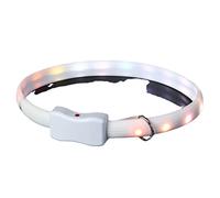 Collare per Cani a LED, Collare per Cani con Illuminazione Ricaricabile Tramite USB, Collari per Cani Che Si Illuminano Al Buio per Cani di Taglia Piccola e Media