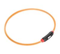 Collare per Cani Che Si Illumina Al Buio Collare per Cani Luminoso per Cani di Taglia Media Collare a LED Ricaricabile Tramite USB Collare per Cani a LED per Passeggiate Notturne