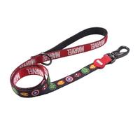 Collare per Cani con Trama Marvel e Tessuto Resistente / Realizzato al 100% in Poliestere, con Gancio Metallico e Dettaglio - Licenza Ufficiale Marvel