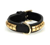 Collare per Cani Gloria Duna Nero Dorato [40 x 2 cm]