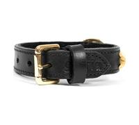 Collare per Cani Gloria Duna Nero Dorato [50 x 2,5 cm]