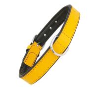 Collare per Cani Gloria Trapunta Giallo [30 x 1,5 cm]