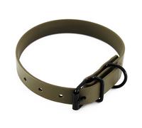 Collare per cani Heim Biothane®, verde oliva - circonferenza 28 - 35 cm x H 1,9 cm