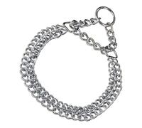 Collare per Cani Hs Sprenger Argentato 2 mm Doppia Maglie [50 cm]