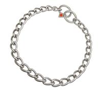 Collare per Cani Hs Sprenger Argentato Mat 4 mm Maglie Ritorto [60 cm]