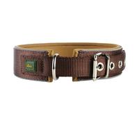 Collare per Cani Hunter Neoprene Reflect Marrone [49-56 cm]