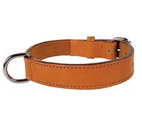Collare per Cani in Pelle Doppio Spessore, 80 cm, Naturale
