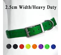 Collare per cani in TPU resistente da 2,5 cm, impermeabile, regolabile, per la caccia, 8 colori, per cani di taglia grande e media, addestramento all'aperto