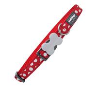 Collare per Cani Red Dingo Pois [2 x 31-47 cm]