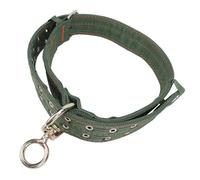 Collare per cavalli regolabile, struttura in nylon a doppia fibbie in metallo per bastone da bestiame (grandi dimensioni)