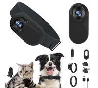 Collare Per Fotocamera Per Gatti | Fotocamera Per Azioni Corporee | Telecamera Per Collare Per Gatti Per Animali Domestici | Fotocamera Sportiva HD 1080p Con Registrazioni Video E Registrazioni