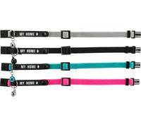 Collare per gatti con etichetta per indirizzo variabile