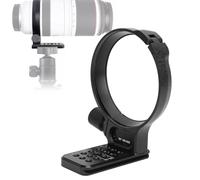 Collare per Obiettivo con Piastra a Sgancio Rapido per Anello di Montaggio per Treppiede con Interfaccia Arca con Foro Filettato da 1/4 Pollici 3/8 Pollici, Compatibile con RF