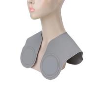 Collare per Tagliare i Capelli, Mantella per Tinture per Capelli Impermeabile Protezione per il Collo in Silicone per Parrucchieri per Parrucchiere, Tappetino per il Taglio dei Capelli per(Grigio)