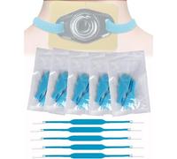 Collare per Tracheostomia Supporto per Tubo per Tracheostomia Supporto per Tubo per Cintura Catetere per Tracheostomia Fascia di Fissazione Catetere Tracheale Traspirante Forniture per Cate