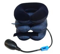 Collare per Trazione Cervicale, Collare per Cervicale, Collare Cervicale Gonfiabile, Gonfiabile Trazione Cervicale Collo, Collare Cervicale Cuscino di Trazione Gonfiabile Regolabile (Blu)