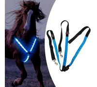 Collare pettorale per cavallo LED - USB ricaricabile ad alta visibilità per