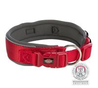 Collare Premium, extra largo 27-35 cm/25 mm rosso/grafite