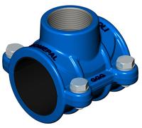 Collare presa staffa derivazione mm 90x2" x tubi in PVC/PE - BRAC-PRO Somepal