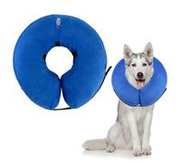 COLLARE PROTETTIVO GONFIABILE PER CANI CIAMBELLA REGOLABILE POST INTERVENTO CONO