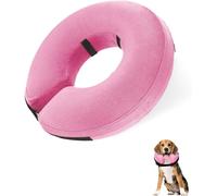Collare Protettivo Gonfiabile per Cani E Gatti Rosa,Collare Regolabile per Gatto