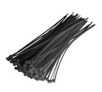 Collare rapido nero confezione da 100 collari 300 x 4,8 mm