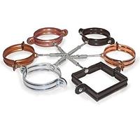 Collare Reggitubo Tondo O Quadro Zincato, Rame, Preverniciato Testa Di Moro, TONDO RAME DM 100