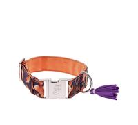 Collare regolabile in nylon e cotone linea Kami per cani Ferribiella