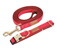 Collare regolabile per cani Mayfair 15 mm rosso Rosso
