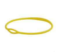 Collare Regolatore Immersione in Silicone Elastico | Silicone elastico, fissaggio , tiene per octopus al mento, 76cm perimetro, comfort elevato(Yellow)