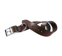 Ferplast Collare per Cani VIP C30/55, Robusto Cuoio di Toro, Facile da Regolare, A: 47÷55 cm - B: 30 mm Marrone