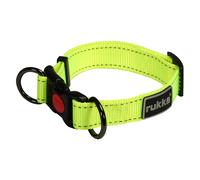 Collare Rukka® Bliss Neon, giallo fluo - Tg. M: circonferenza 30 - 50 cm x H 2,5 cm