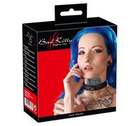 Collare Sottile Di Bad Kitty In Ecopelle. Doppio Lavoro