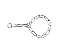 Collare strangolo salvapelo in acciaio Inox con maglie larghe per cani Ferribiel