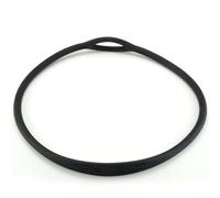 Collare subacqueo in silicone come supporto per regolatore di respirazione, collare elastico per il fissaggio del secondo automatico durante le immersioni e lo snorkeling, nero (nero)