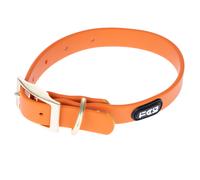 Collare TIAKI in PVC idrorepellente, arancione - Tg. M: 30-46 cm circonferenza collo