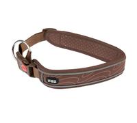 Collare TIAKI Soft & Safe, marrone - Tg. M: circonferenza 45 - 55 cm x H 4 cm