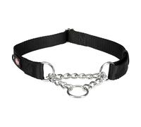 Collare Trixie Premium semistrangolo - nero - Tg. L-XL: circonferenza 45-70 cm x H 2,5 cm