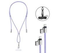 Collare USB-C a USB-C Intenso Handykette 1,65 m Viola Carica Rapida 60 W