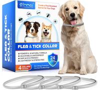 Collari Antiparassitari per Cani,Naturali Collare Antipulci E Zecche per Cani,Co