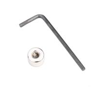 Collari di arresto di profondità per punte da trapano, per strumenti per la lavorazione del legno, anelli di limite in acciaio al carbonio, con vite di fissaggio, compatibili con punte da trapano da 3