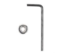 Collari di arresto di profondità per punte da trapano, per utensili per la lavorazione del legno, limite in acciaio al carbonio per anello con vite di fissaggio, confezione da 2 compatibili con punte